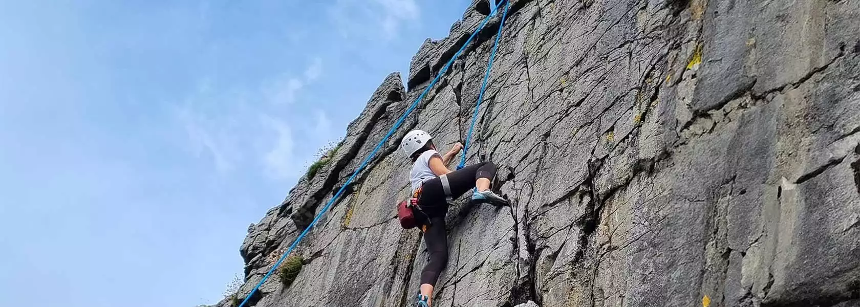 2 day improver rock climbing course with Irish Mountaineering Academy in the Burren