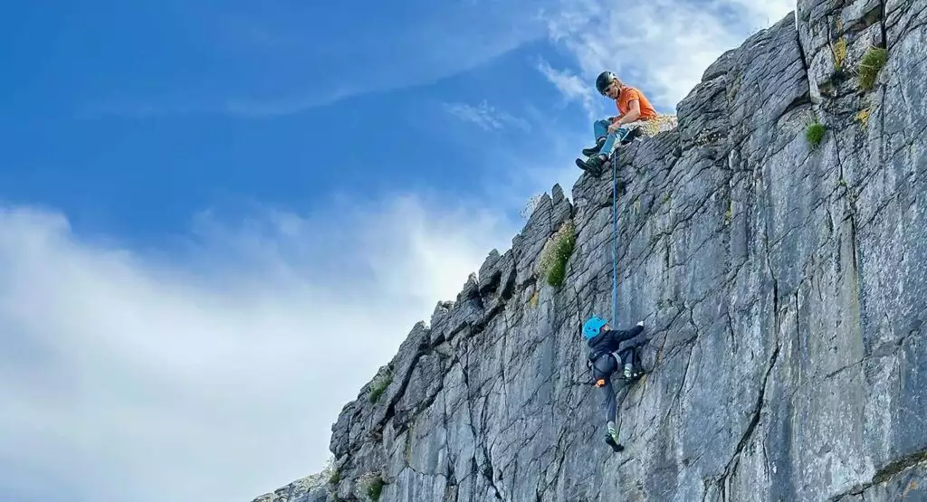 2 day introduction to rock climbing course with Irish Mountaineering Academy in the Burren