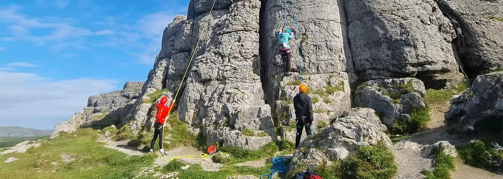 3 Day Introduction To Rock Climbing Course with Irish Mountaineering Academy in the Burren