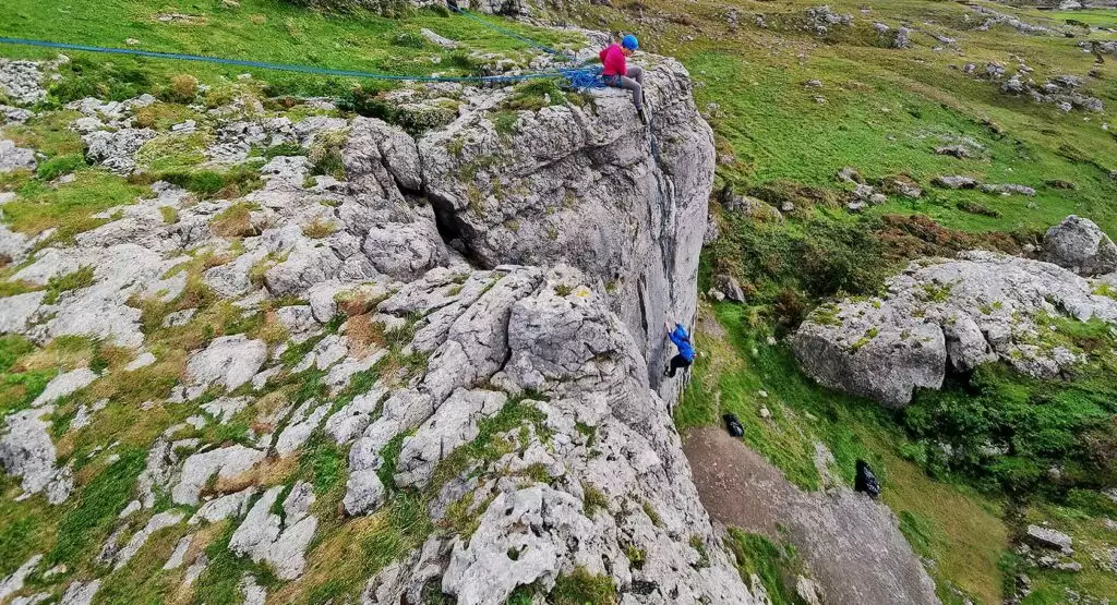 6 week beginner climbing course with Irish Mountaineering Academy in the Burren