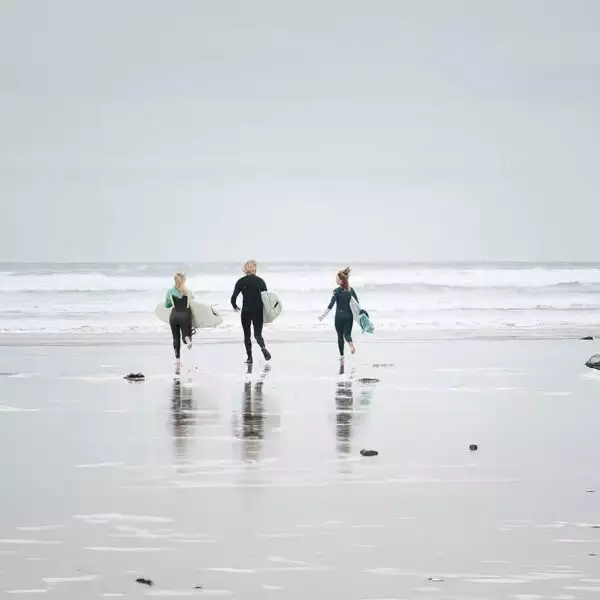 Surf's up at Lahinch Beach