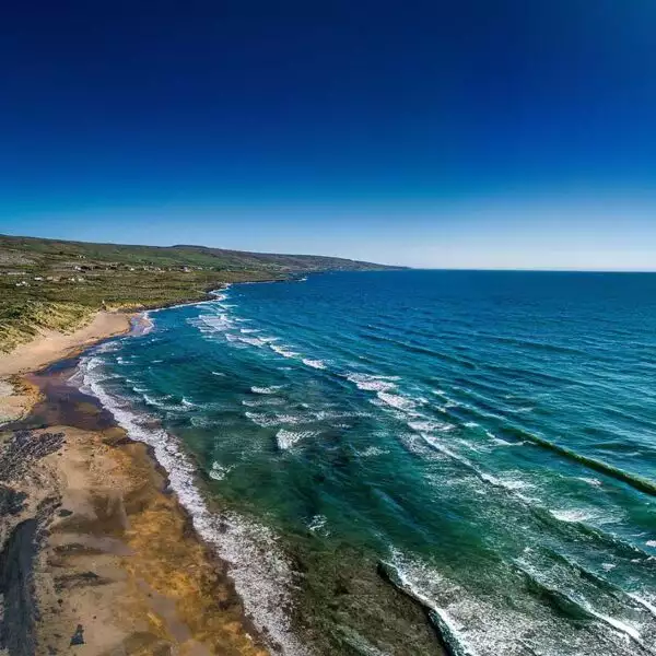 Walk the long stretch of sand at Fanore Beach.