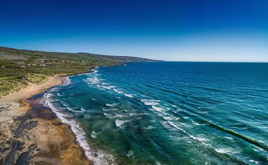 Walk the long stretch of sand at Fanore Beach.